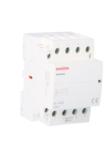 Other Contactor modular, 4 contacte NO, I40A, tensiune bobină, U230V AC, 3 mo...