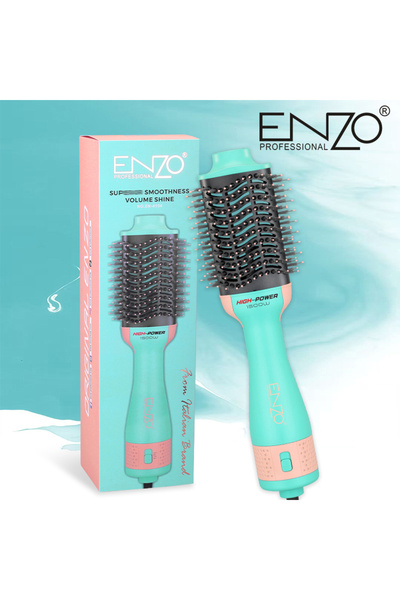 Enzo Professional ENZO EN-4134 3-in-1 Electric Hair Styling Comb–Italian Brand