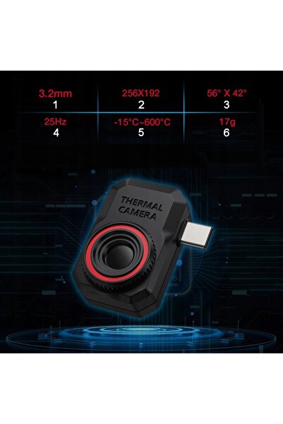 Other MINI CAMERĂ TERMICĂ CU APLICAȚIE ANDROID USB-C PENTRU TABLETĂ ȘI TELEFON -15 +600