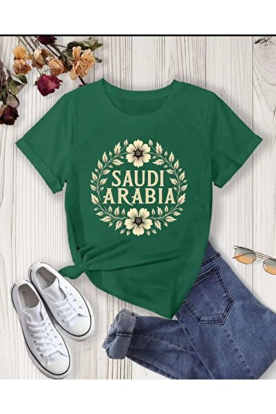ORVIO Group Tricou pentru femei cu tematică „Arabia Saudită”