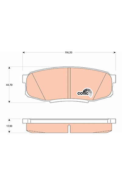 TRW Set Placute Frana Frana Disc Lexus Lx Toyota Land Cruiser 200/Sequoia/Tun...