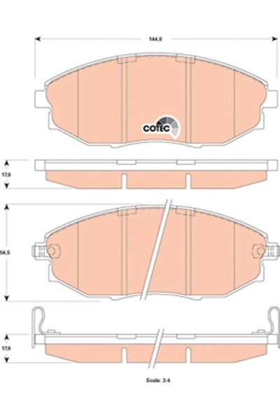 TRW Set Placute Frana Frana Disc Chevrolet Epica Chevrolet (Sgm) Epica