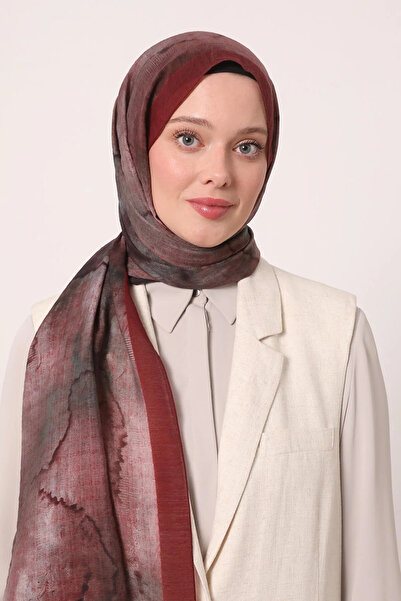 LuvenSara Color Gradient Special Design Tie-Dye Pattern Summer Shawl