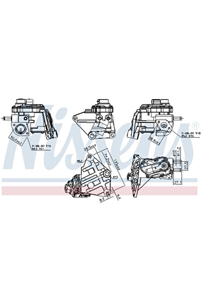 Nissens Supapa Egr Audi A3 Seat Altea/Leon/Toledo 3 2003-2010