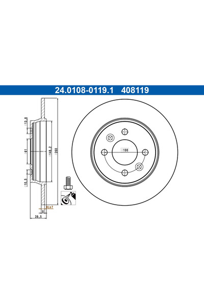 Ate Disc Frana Renault Clio 5