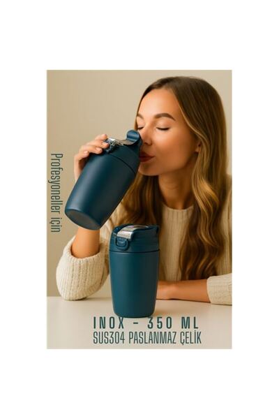 Skygo Modacar Inox Çelik Kahve Bardağı - 350 ml SUS304 Çelik Termos Profesyon...