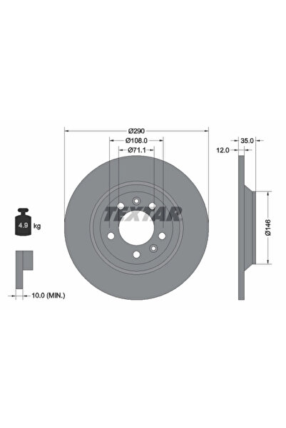 Krieger Disc Frana Citroen C5 3 Peugeot 407/607