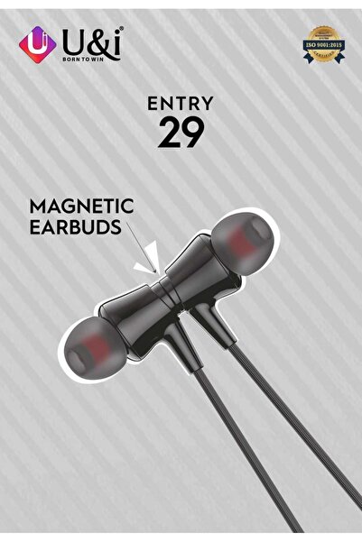 U & I Born To Win Wired Earphones, 3.5mm Audio Jack, 1.2m Cord Length, In-Ear Headphones with Play/Pause Volume Button