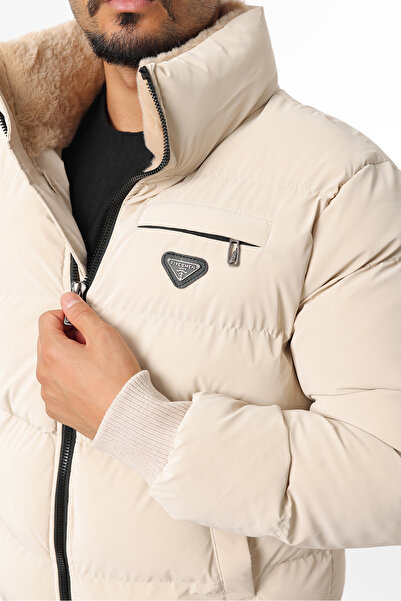 Rodrigo Ανδρικό παλτό με ελαστικό μανίκι και ελαστική μέση, ανθεκτικό στο κρύο