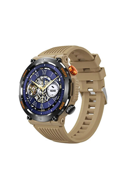 Tio Smartwatch, Tio® Military, Fitness, Calories, LED Flashlight 1.46'' HD, Calls, GPS Compass