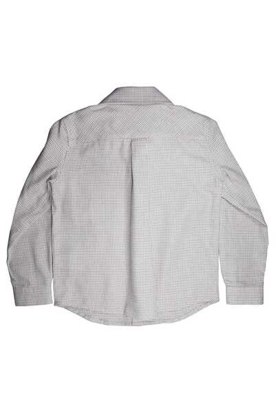 Ozmoz By Mukadder Özden Cotton Gingham Spring Boys' Sporty Shirt Light Brown