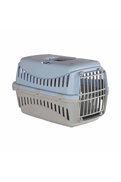 MPB Cusca transport animale GIPSY L, 58x38x38 cm, usa de plastic, bleu