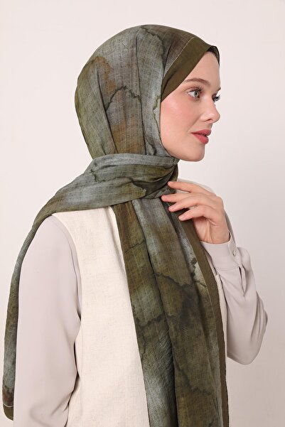 LuvenSara Color Gradient Special Design Tie-Dye Pattern Summer Shawl