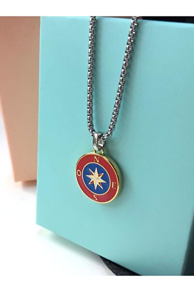 GWOMA 316 L الفولاذ المقاوم للصدأ نموذج بوصلة النجم الشمالي هدية قلادة للحبيب...