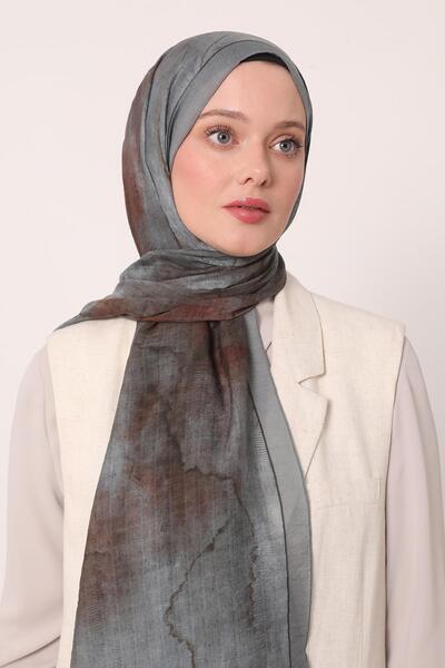 LuvenSara Color Gradient Special Design Tie-Dye Pattern Summer Shawl