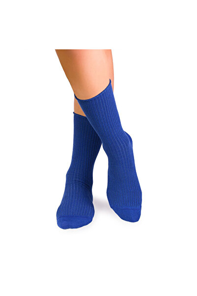 Pirin Hill Sosete bumbac lungi fara elastic Blue