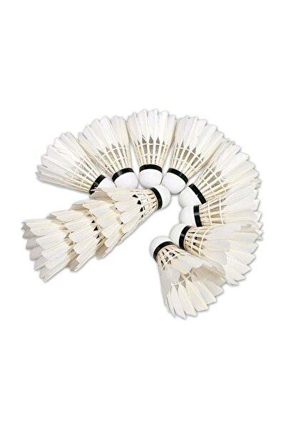 Generic 12-Piece Badminton Feather Shuttlecocks