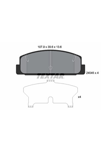 Krieger Set Placute Frana Frana Disc Mazda 6/Premacy/Rx-7 1