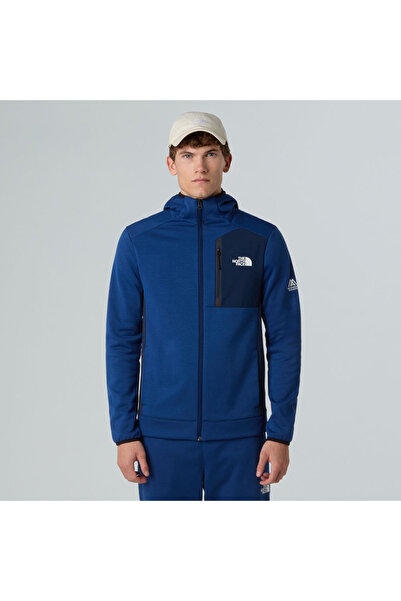 THE NORTH FACE Мъжка черна яке с качулка Mountain Athletics Fleece