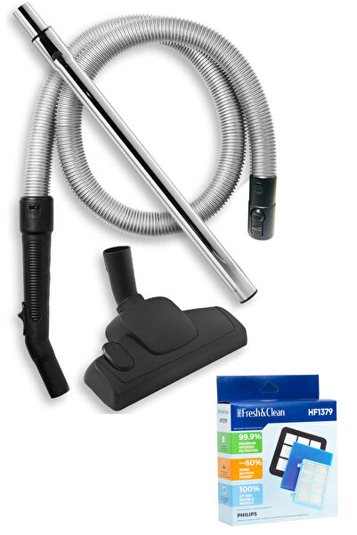 Pro Fresh & Clean Set de furtunuri pentru aspirator compatibil Philips PowerP...