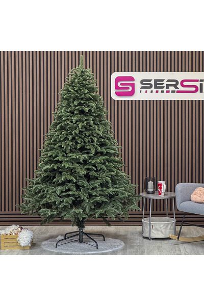 OEM Brad artificial Christmas Deluxe , Alaska, verde, mix 2D+3D, 210 cm