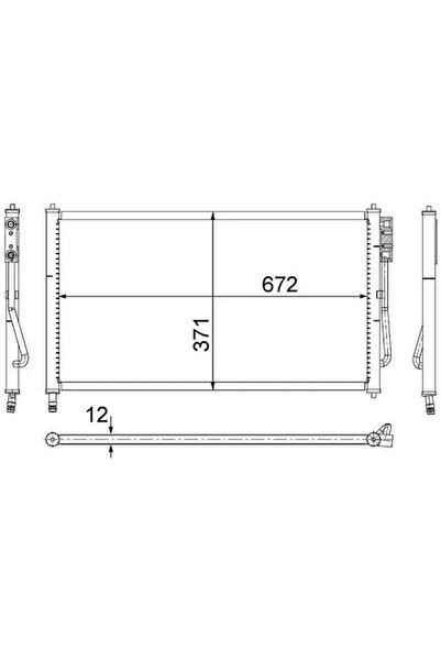 MAHLE Condensator Climatizare Ford Focus 1