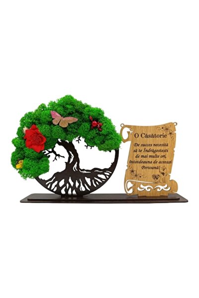 OEM Tablou Copacul vietii cu licheni, cadou personalizat cu mesaj standard pe...