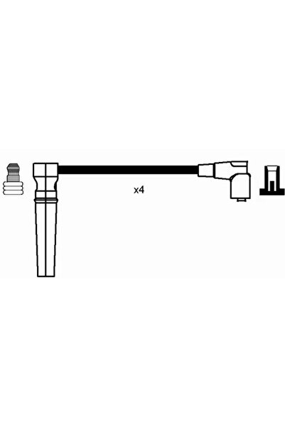 NGK Set Cablaj Aprinder Chevrolet Aveo / Kalos/Cruze/Rezzo Microbus Daewoo Ka...