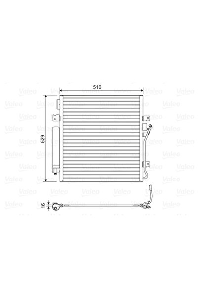VALEO Condensator Climatizare Dodge Nitro Jeep Cherokee