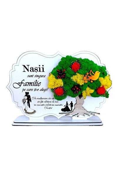 OEM Decoratiune cu licheni stabilizati, personalizată cu mesaj standard pentr...