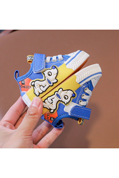 BebeNou Teniși albaștri pentru băieți - Puppy LIPY1317-1-4-p34