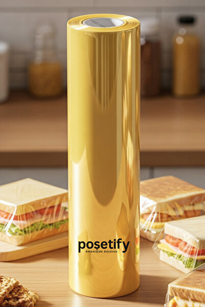 POŞETİFY Stretch Film 30Cmx100Mt | 8 Micron Industrial Food and Packaging Stretch Durable and Flexible Packaging