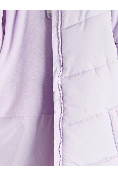 LC Waikiki Lcw eco lilac hooded girl's jacket