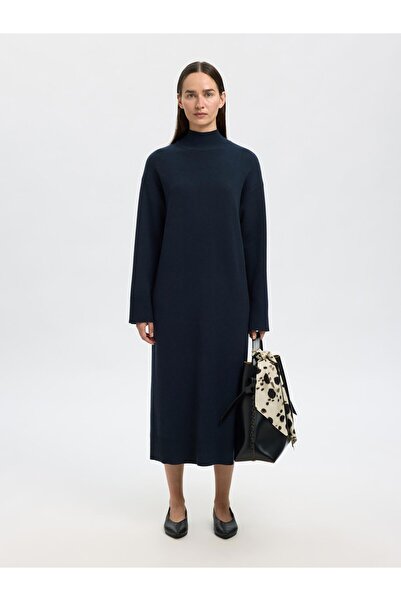 Selected Femme Strickkleid Maxi