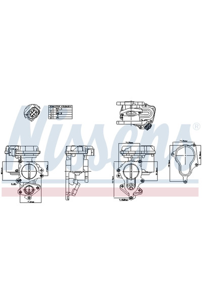 Nissens Supapa Egr Audi A4 B7/A6 C6