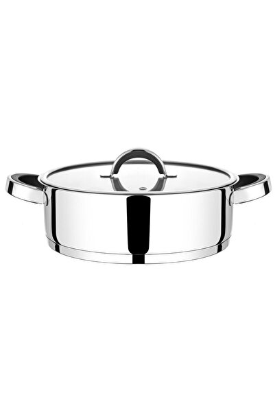 ÖNCÜ MUTFAK EŞYALARI PASLANMAZ ÇELİK 22 CM BASIK TENCERE