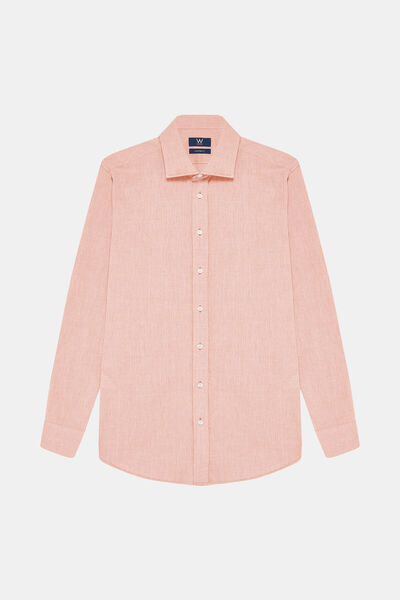 W Collection Orange Long Sleeve Shirt