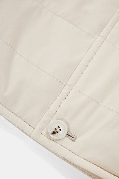 W Collection Ekru Buttoned Vest