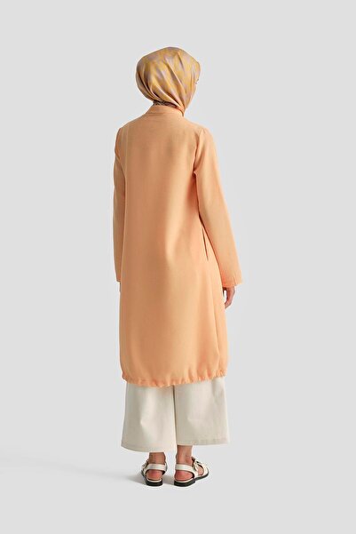 Armine TREND Tunic with Pockets on the Neck and Hidden Zipper-Salmon 25Yt4138