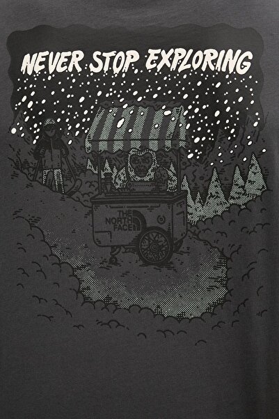 THE NORTH FACE Men's grey Powder Days Tee