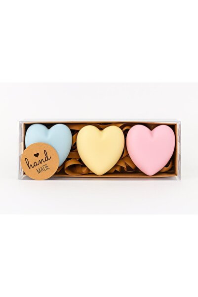 LUXLIGHT Colorful Hearts Handmade Colorful Decorative Gift Scented Mini Soap Set
