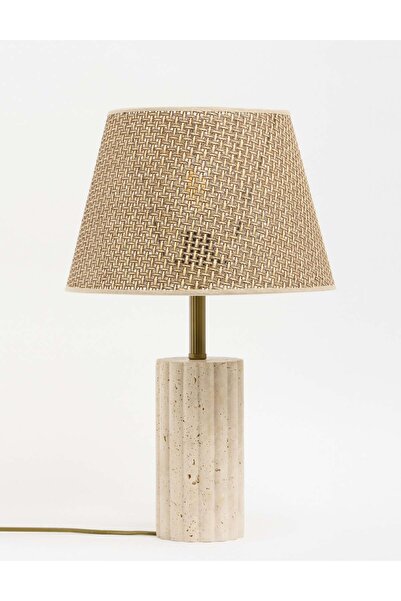 Maisonord Astra Straw Hat Travertine Lampshade