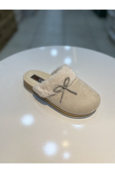 Akınal Bella Women's Woolen Stylish Home Slippers