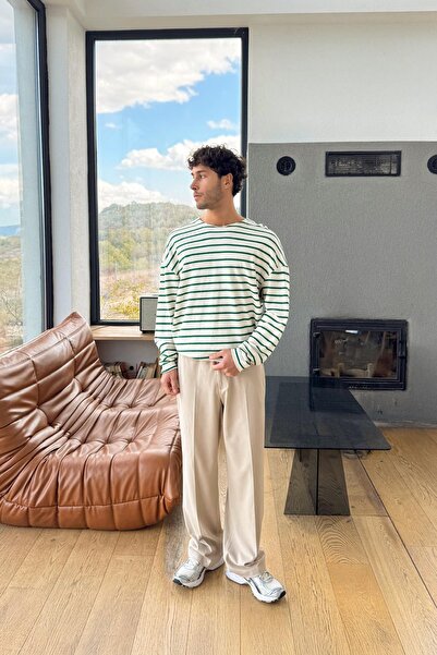 Flaw Wear Ριγέ Σχισμένο Μοντέλο Φούτερ