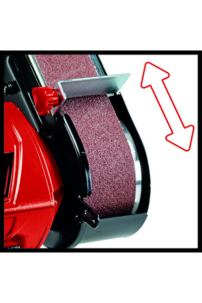 Einhell Classic TC-US 350 Polizor si slefuitor cu banda verticala, 350 W, functie banda abraziva si disc abraziv