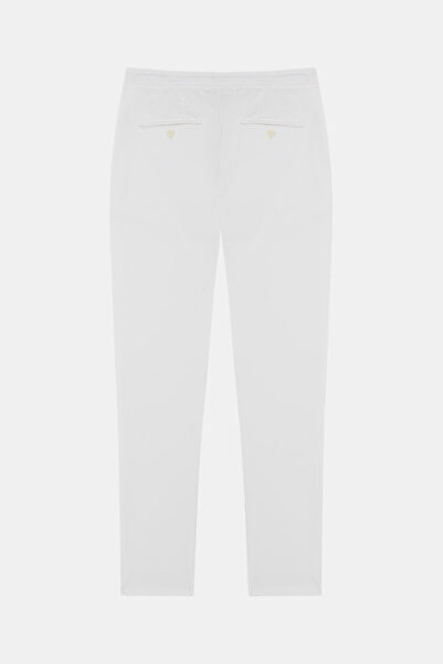 W Collection White Tube Leg Sports Pants