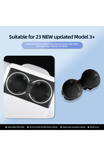 choice2 حامل أكواب الماء M3-23JB-HBLACK لسيارة تسلا موديل 3 هايلاند 2024-2025...