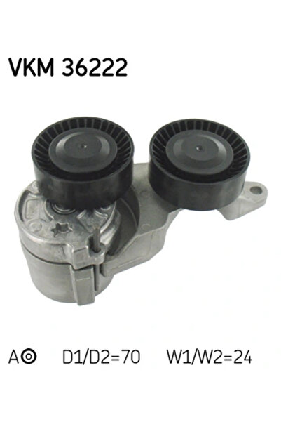 SKF Belt Tensioner Timing Belt Volvo S60 1/S80 1/V70 2