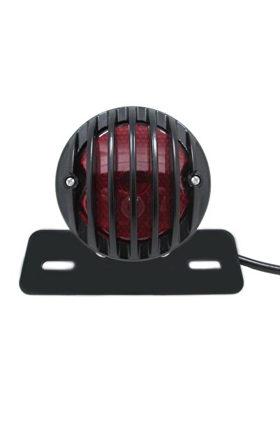 EVO MOTORS Lampa Stop Spate Moto Cafe racer custom chooper bobber Negru