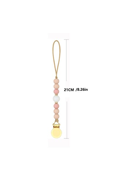 Choice7 0809 مشابك مصاصة للأطفال الأولاد والبنات سلسلة مصاصة من السيليكون لتخ...